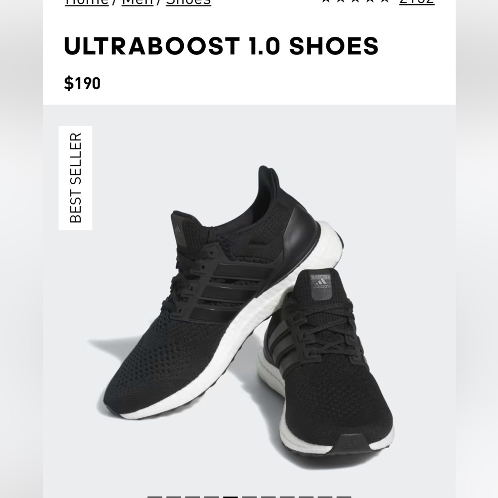New with tag Adidas ultra boost 1.0 men’s